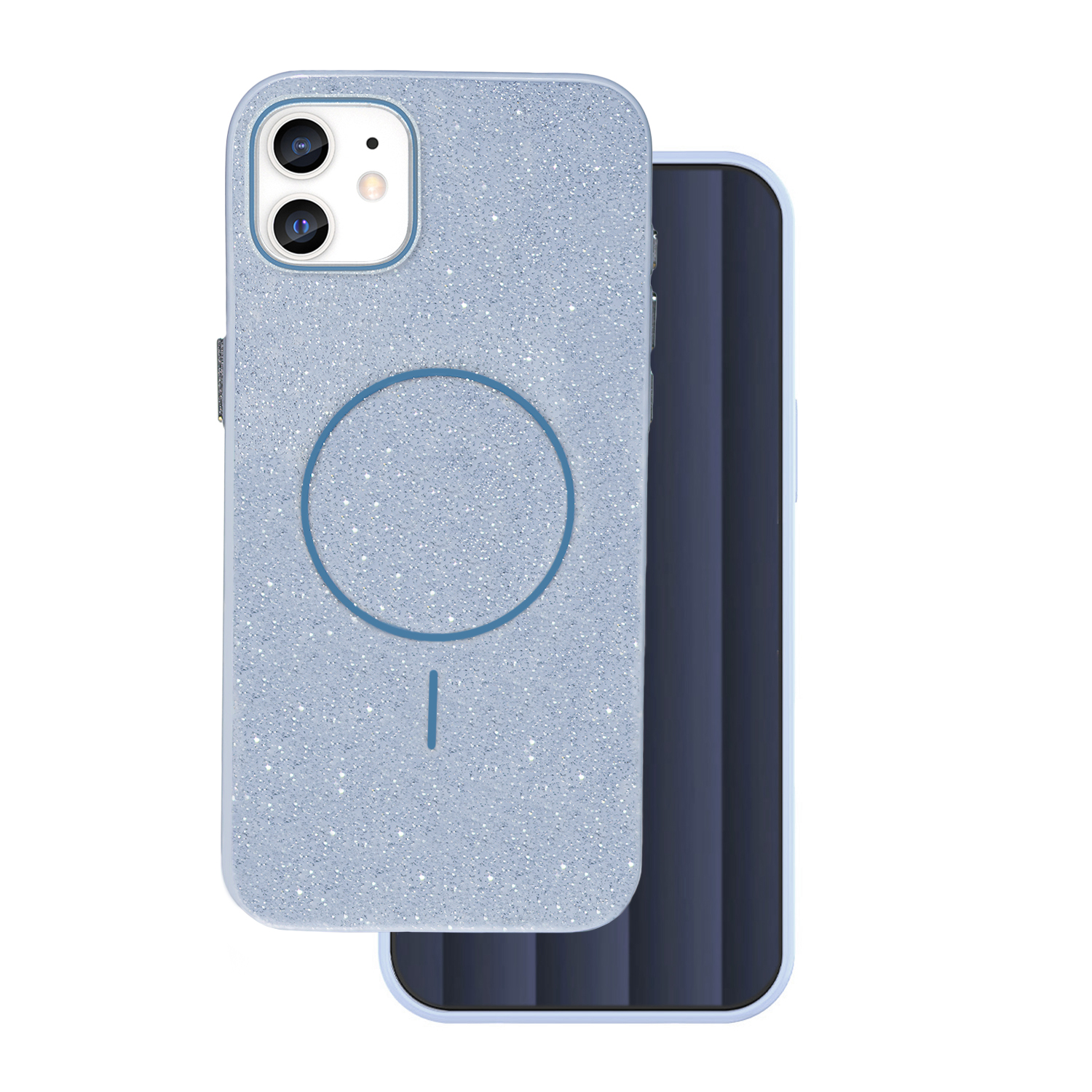 Glitter Thin Mag чехол iPhone 11 синий