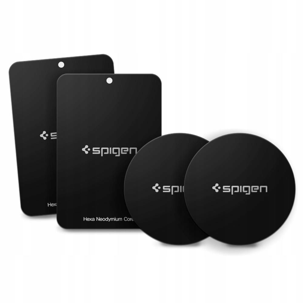 Spigen MP-4P magnētiskās plāksnes automašīnai - melnas