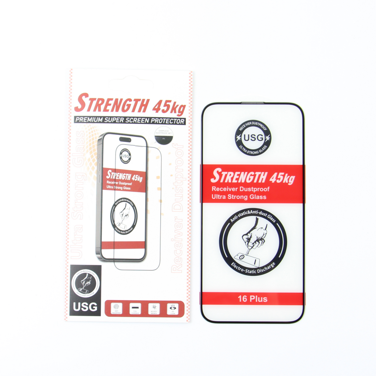 Aizsargstikls Ultra Strong 45KG piemērots Xiaomi Redmi Note 14 4G / 14 5G