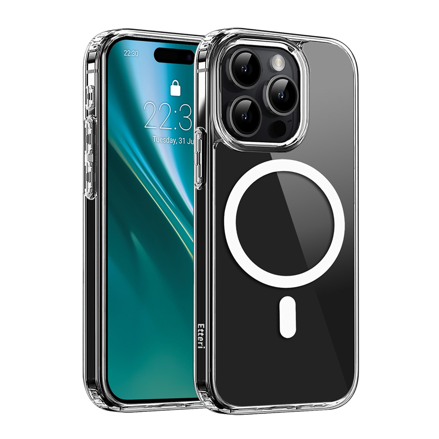 Etteri hibrīda magnētiskais viedtālruņa apvalks iPhone 14 Pro 6,1"
