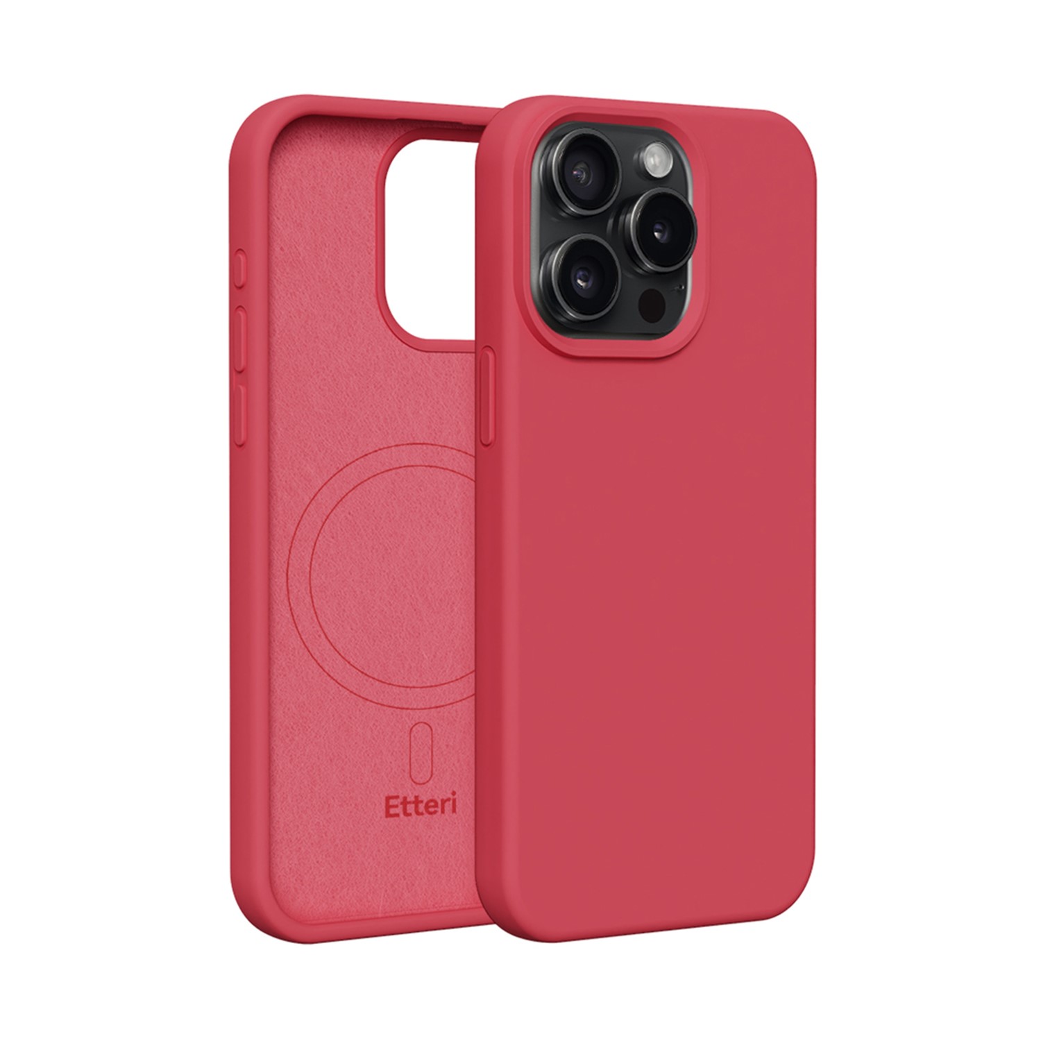 Etteri Silikona mag futrālis iPhone 15 Pro 6,1" aveņu krāsā