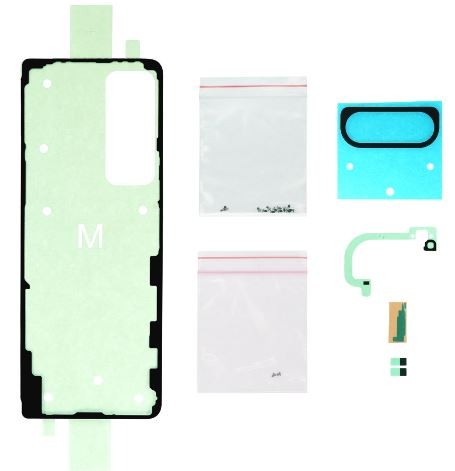 Uzlīmju komplekts aizmugurējam vākam Samsung F946 Z Fold5 5G oriģināls (servisa pakotne)
