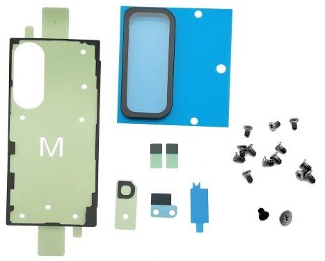 Uzlīmju komplekts aizmugurējam vākam Samsung F956 Z Fold6 5G oriģināls (servisa pakotne)