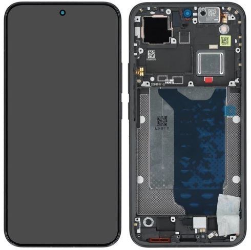 LCD ekrāns Xiaomi 15T Pro 5G ar skārienekrānu ar rāmi Melns oriģināls (servisa iepakojums)