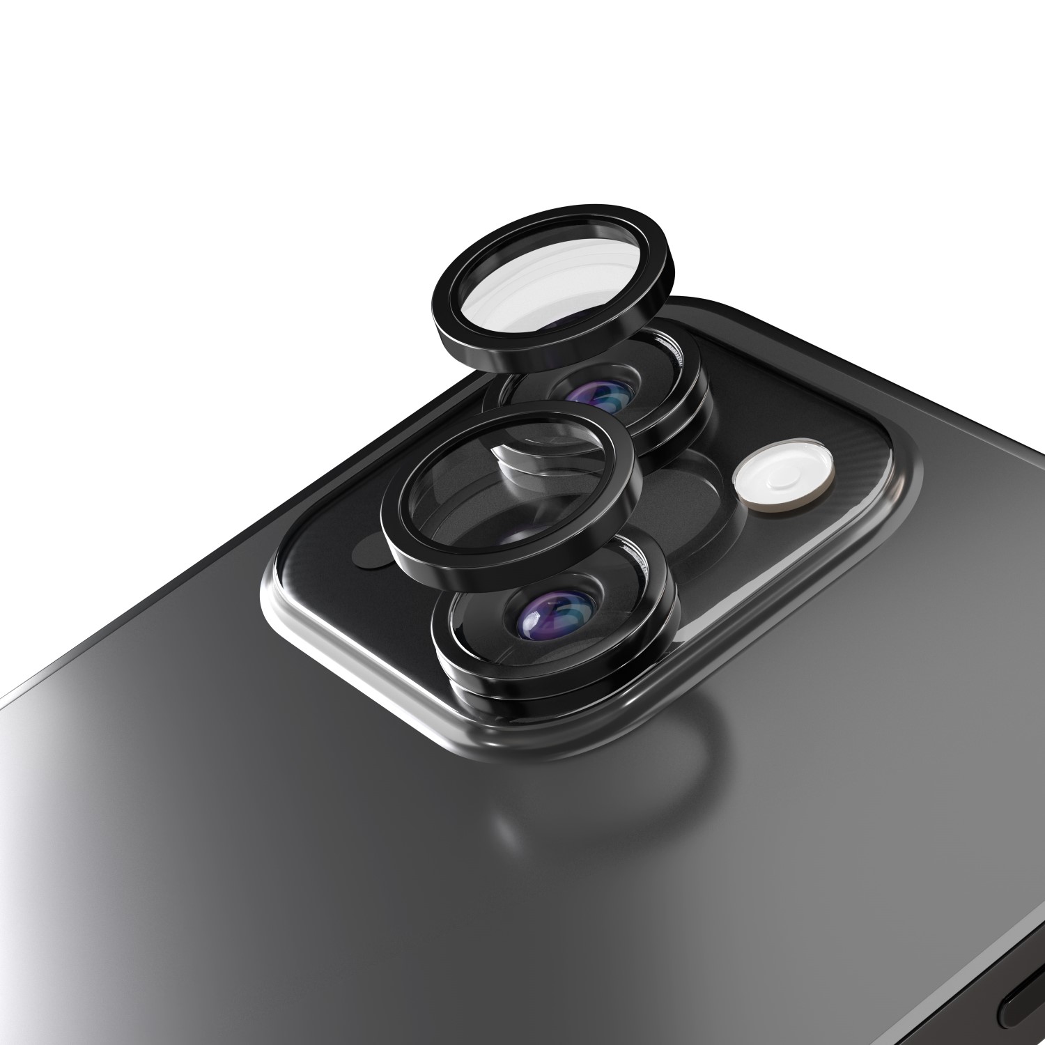Etteri kameras lēcas aizsargs iPhone 14 / 14 Plus melna