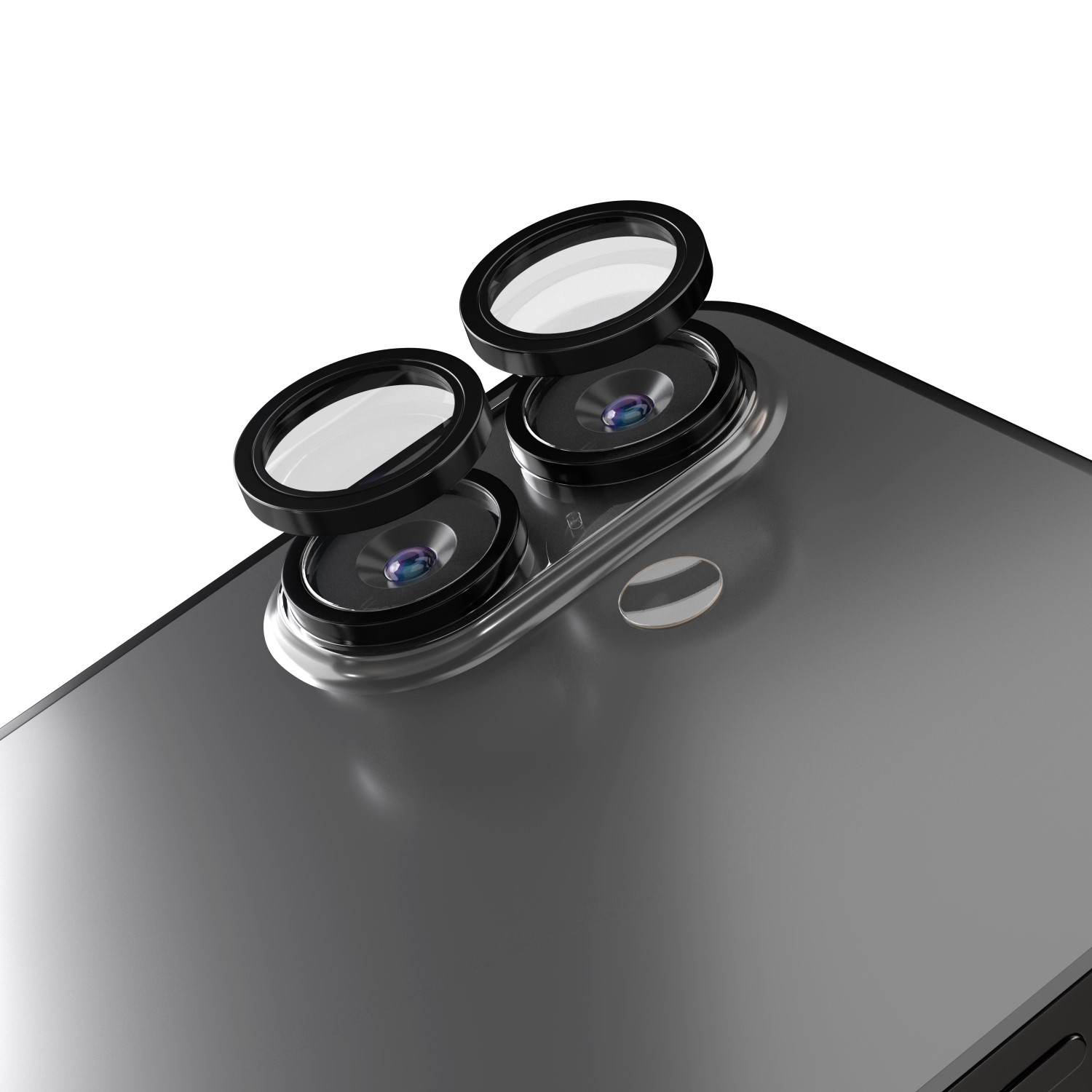 Etteri kameras lēcas aizsargs iPhone 16 / 16 Plus melna