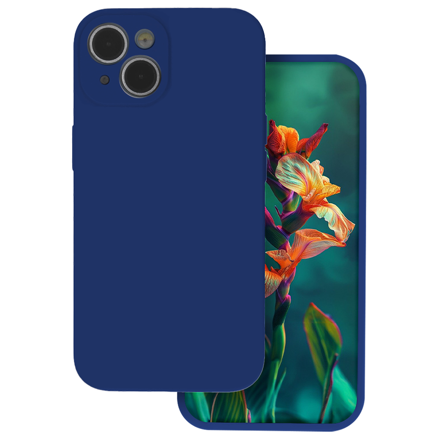 Силиконовый Чехол для iPhone 17 Pro 6,3" атлантический синий