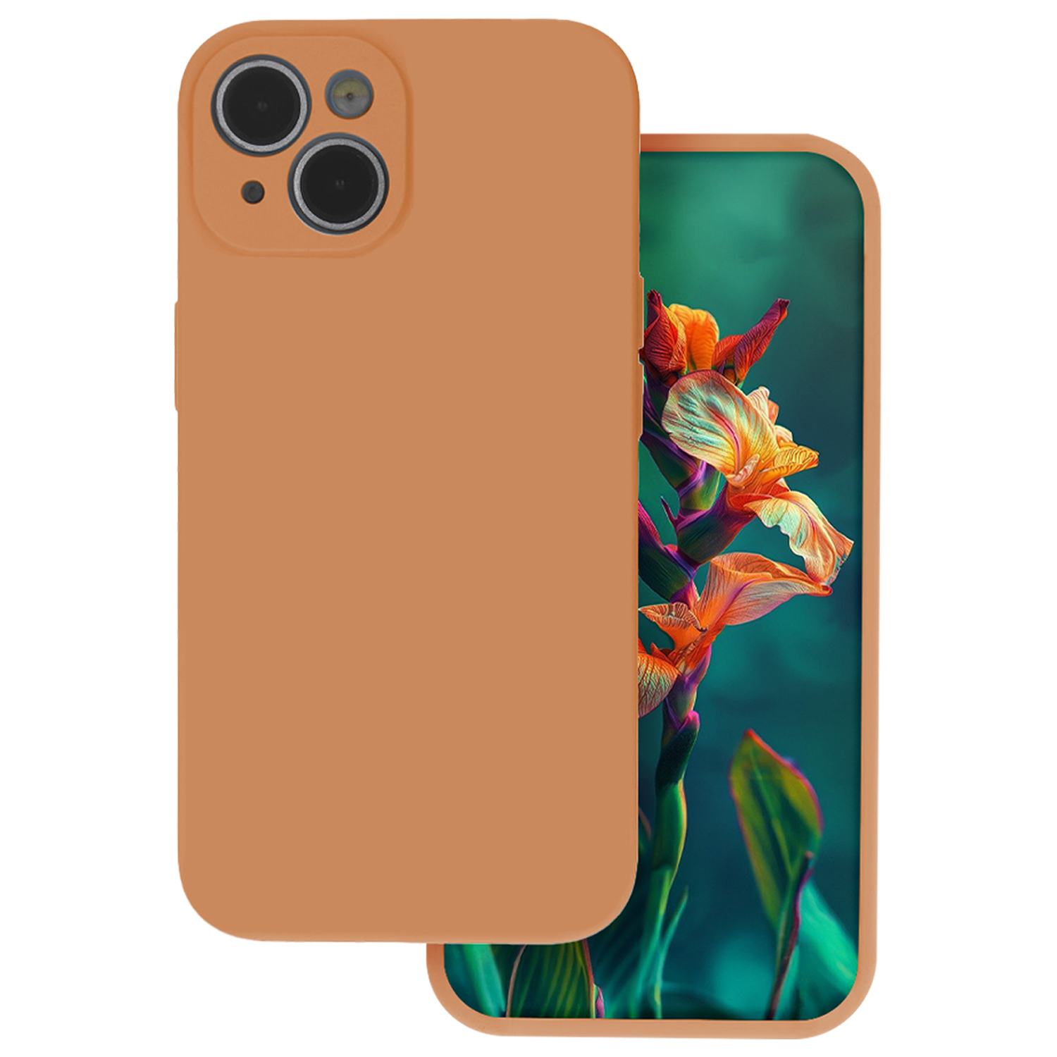 Silicon maciņš for iPhone 17 Pro Max 6,9" tangerine