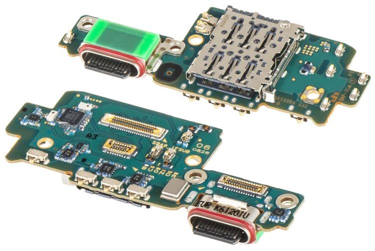 Oriģinālā lentes plate Samsung S948 S26 Ultra savienotājam, mikrofonam, SIM lasītājam (service pack)