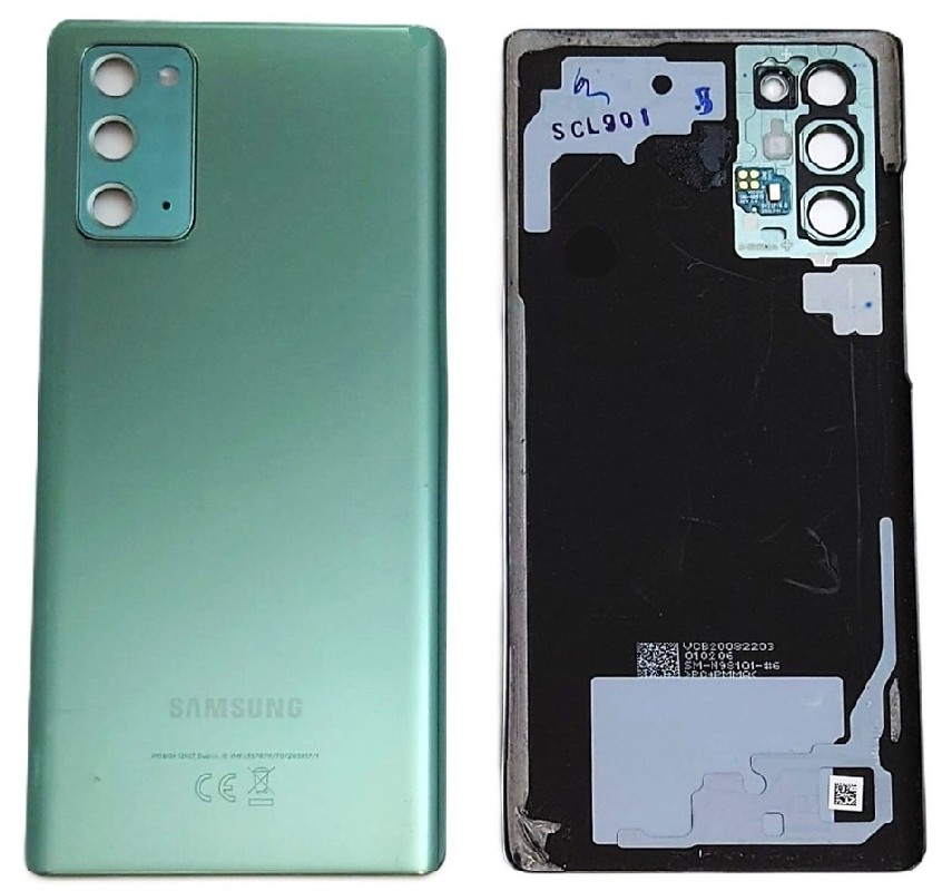 Aizmugurējais vāks Samsung N980/N981 Note 20 Mystic Green oriģināls (lietots Grade C)