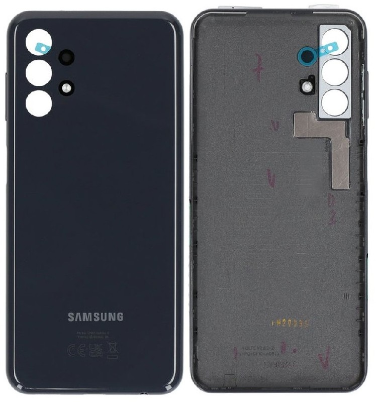 Aizmugurējais vāciņš Samsung A135/A137 A13 melns oriģināls (lietots, Grade B)