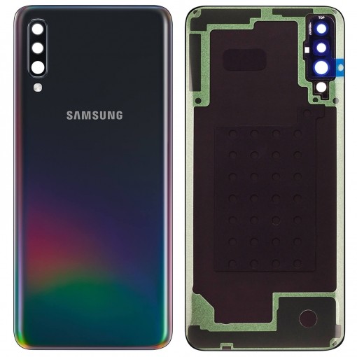Aizmugurējais vāciņš Samsung A705 A70 2019 melns oriģināls (lietots, Grade B)