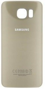 Aizmugurējais vāciņš Samsung G920F S6 Gold Platinum (bez kameras lēcas) oriģināls (lietots, Grade B)