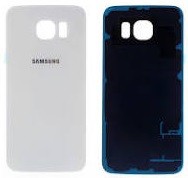 Aizmugurējais vāciņš Samsung G920F S6 White Pearl (bez kameras lēcas) oriģināls (lietots, Grade B)