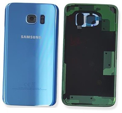 Aizmugurējais vāciņš Samsung G935F S7 Edge Coral Blue oriģināls (lietots, Grade B)
