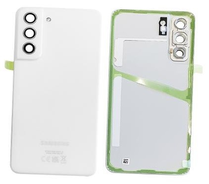 Aizmugurējais vāks Samsung G990 S21 FE 5G balts oriģināls (lietots Grade B)