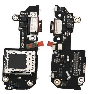 Flex Xiaomi 14T ar uzlādes savienotāju un mikrofonu, SIM kartes kontaktu oriģināls (lietots Grade A)