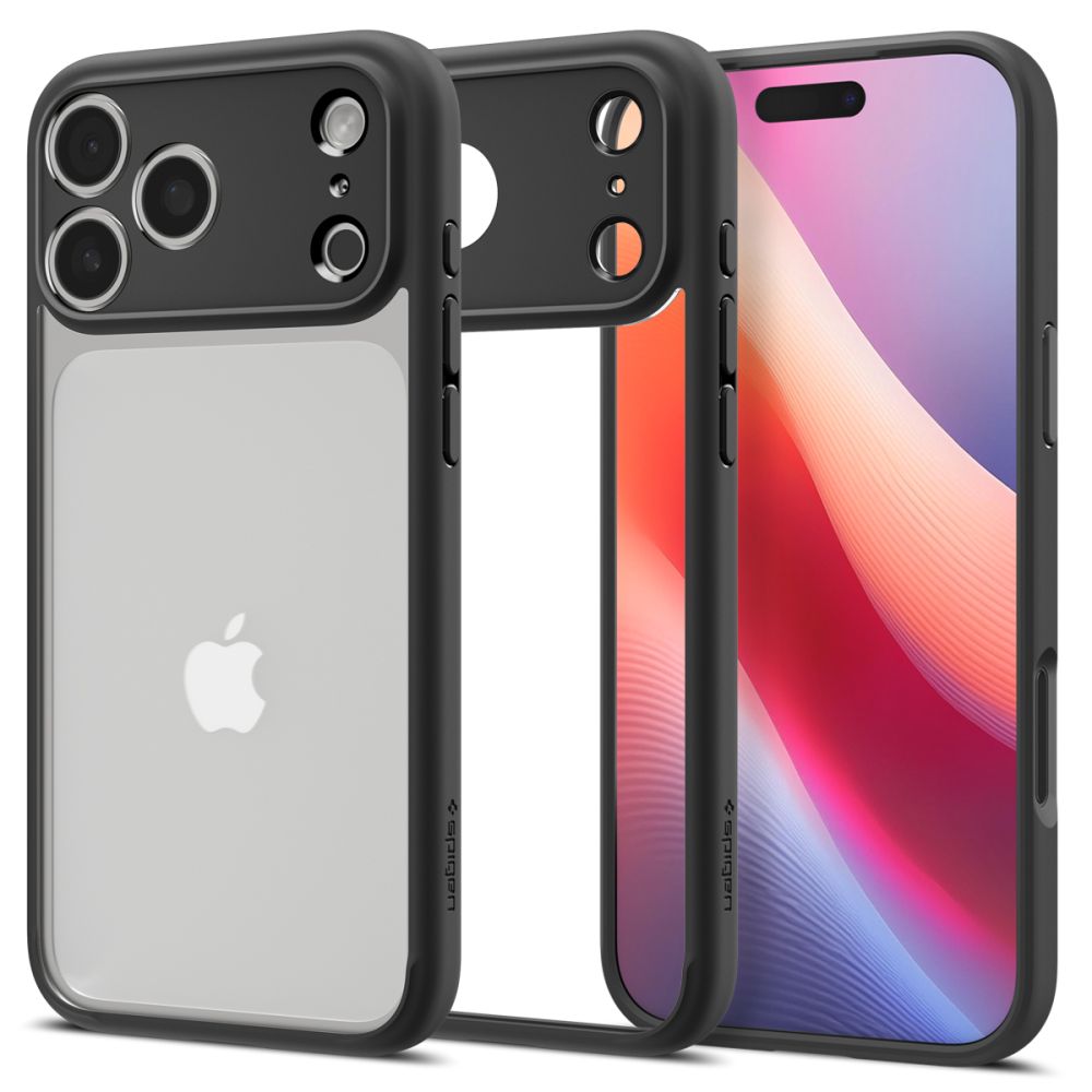 Spigen Ultra Hybrid viedtālruņa apvalks iPhone 17 Pro Max - Matēts melns
