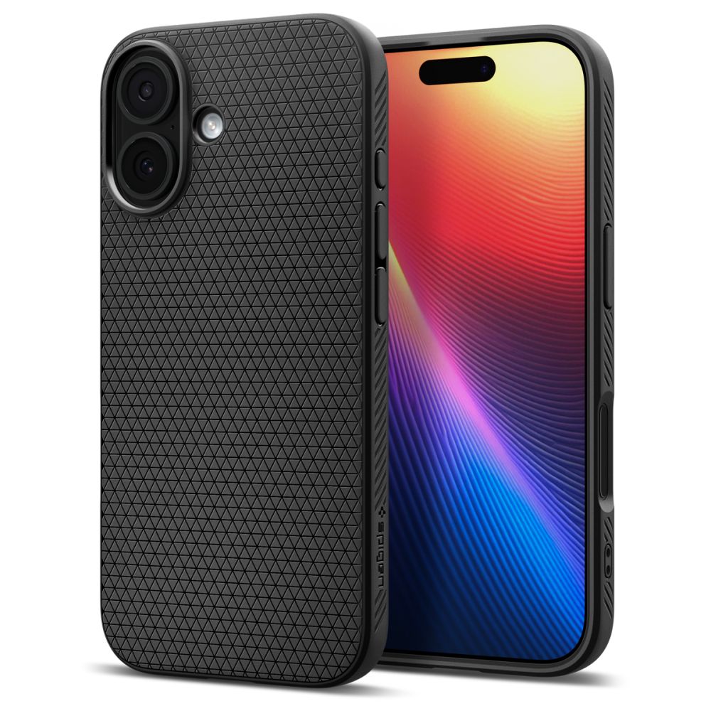Spigen Liquid Air viedtālruņa apvalks iPhone 17 - matēts melns