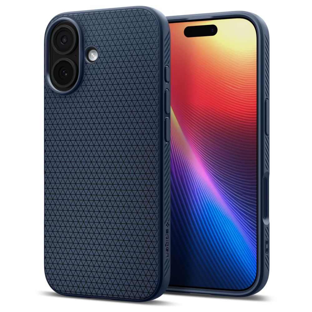 Spigen Liquid Air viedtālruņa apvalks iPhone 17 - zils