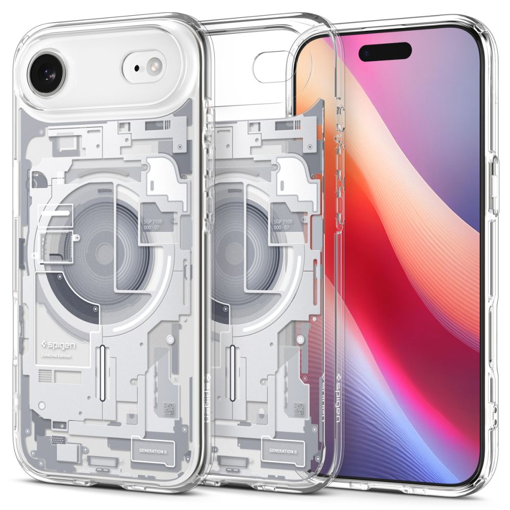 Spigen Ultra Hybrid MagSafe viedtālruņa apvalks iPhone 17 Air Zero One - balts