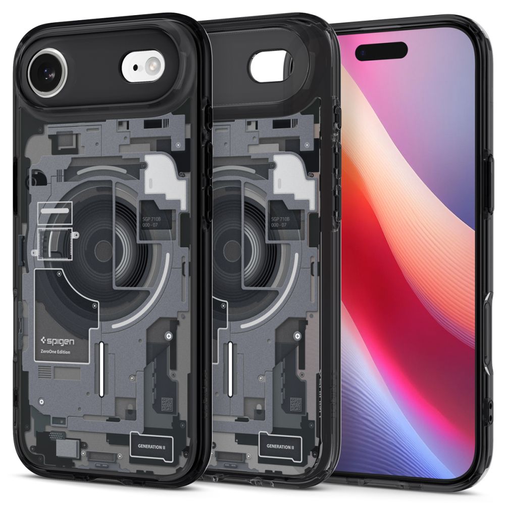Spigen Ultra Hybrid MagSafe apvalks viedtālrunim iPhone 17 Air Zero One - melns