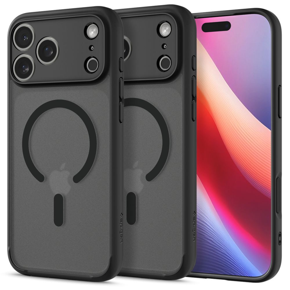 Spigen Ultra Hybrid Magnētiskais viedtālruņa apvalks iPhone 17 Pro - melns