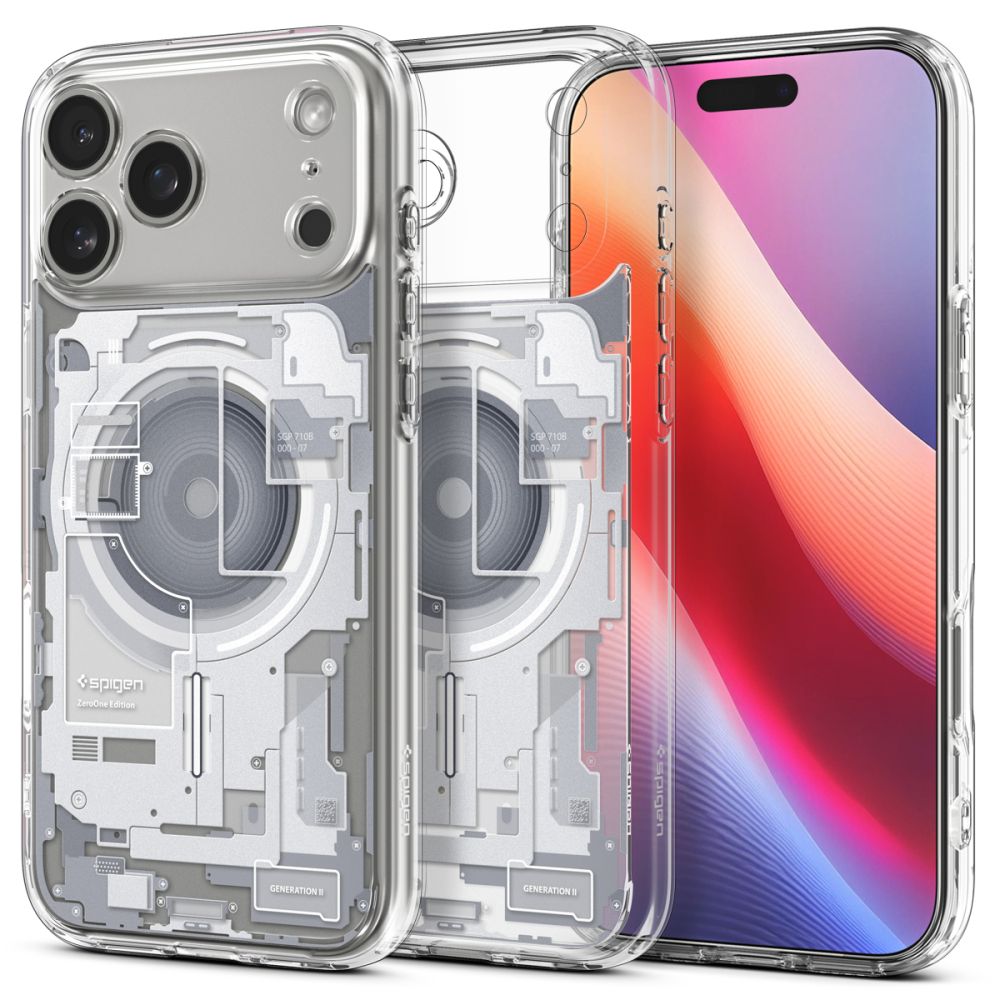 Spigen Ultra Hybrid Magnētiskais viedtālruņa apvalks iPhone 17 Pro Zero One - balts