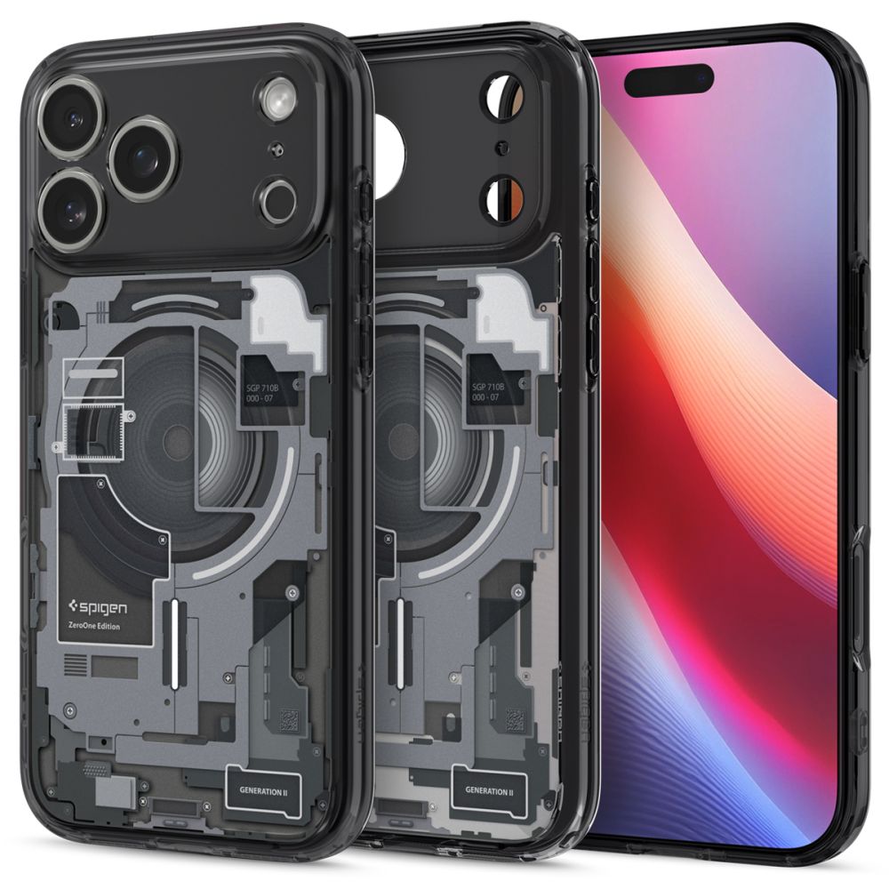 Spigen Ultra Hybrid Magnētiskais viedtālruņa apvalks iPhone 17 Pro Zero One - melns