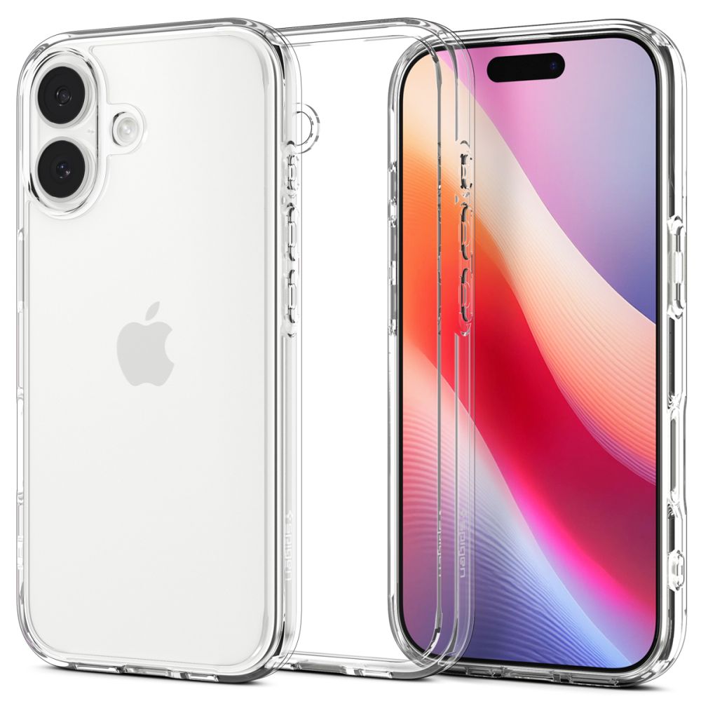 Spigen Ultra Hybrid viedtālruņa apvalks iPhone 17 - Caurspīdīgs
