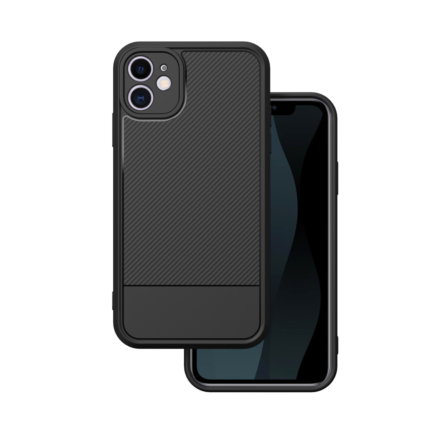 Simple Carbon чехол iPhone 11 черный