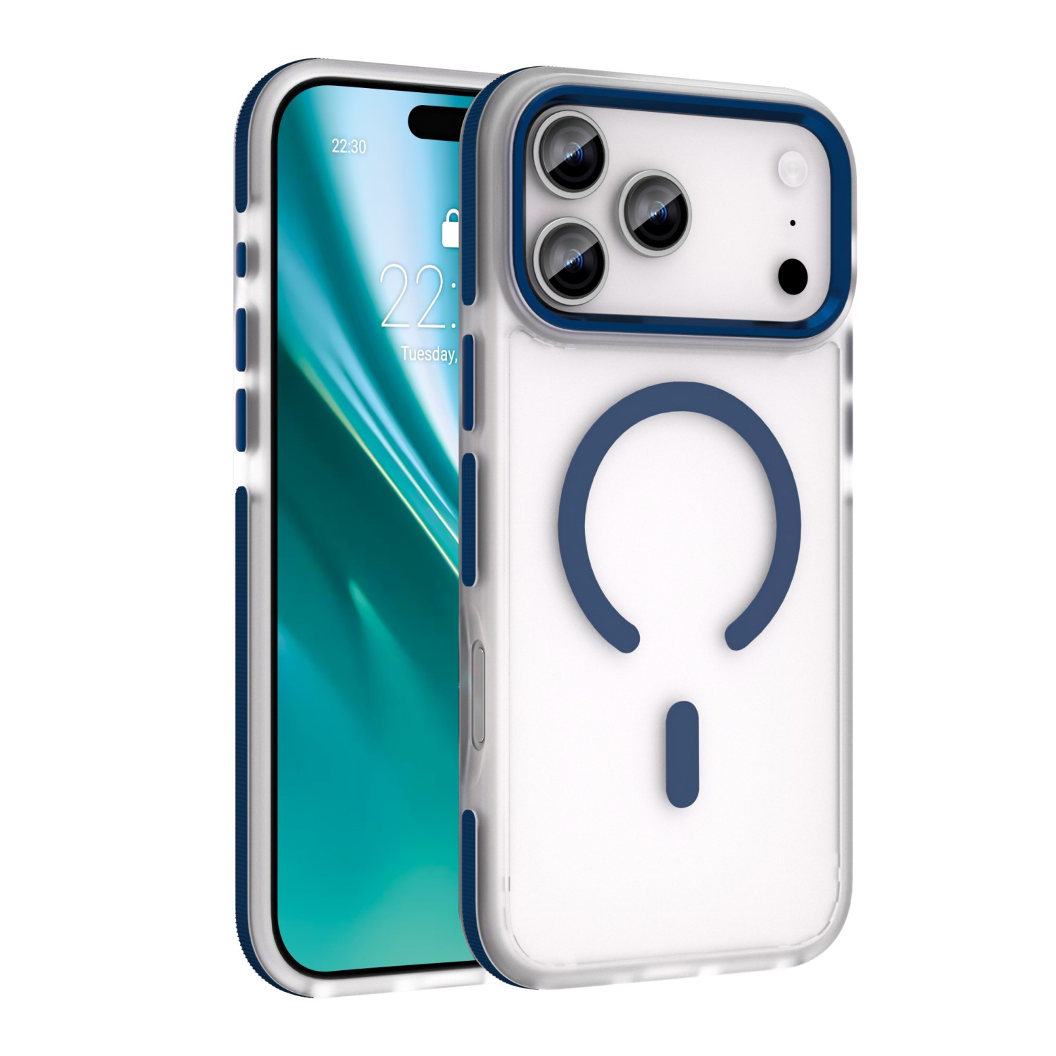 Etteri Icy Mag viedtālruņa apvalks iPhone 17 Pro zils