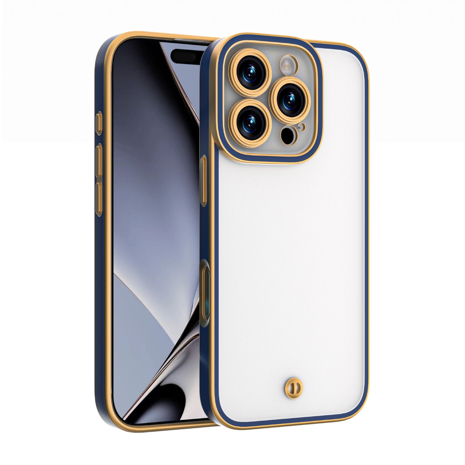 Silky Gold viedtālruņa apvalks iPhone 14 6,1" zils