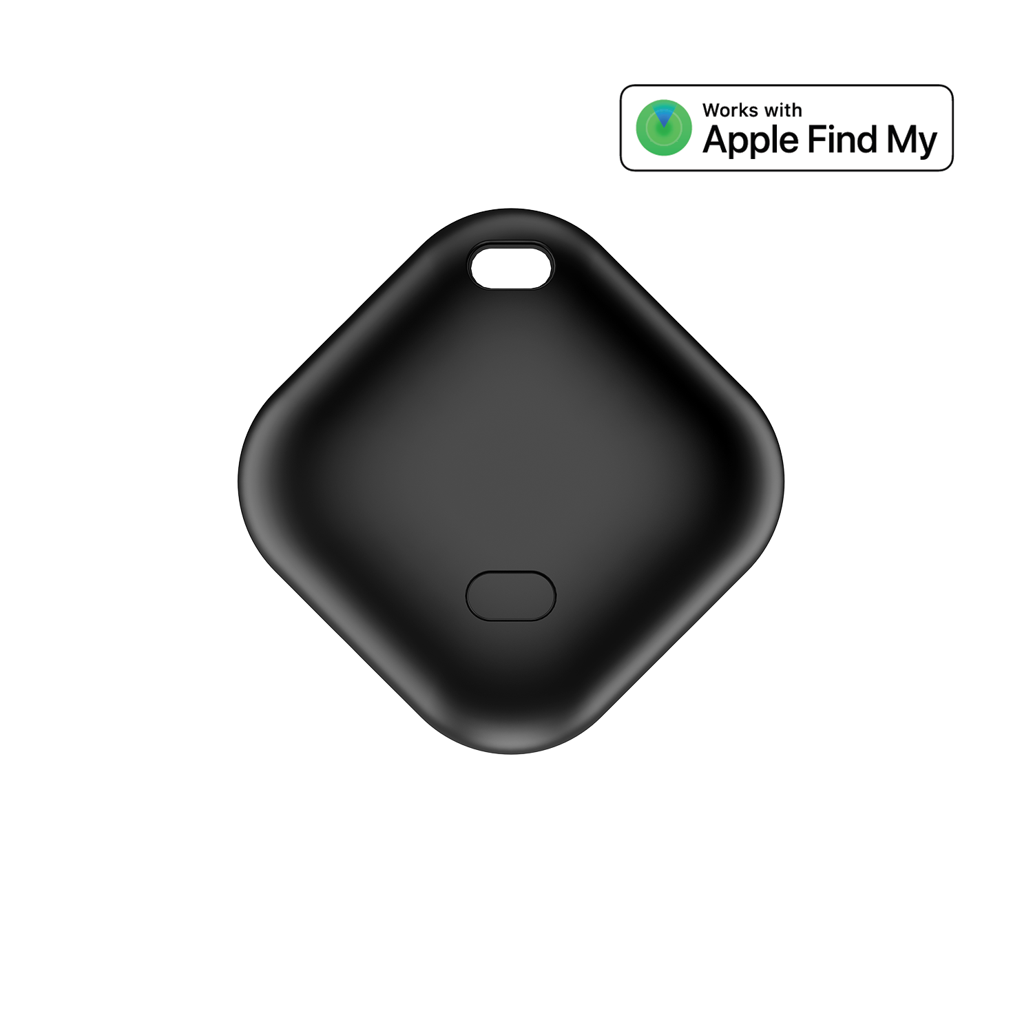 Atrastu vietu meklētājs FindMy square TFO TAG 02 melns + etui