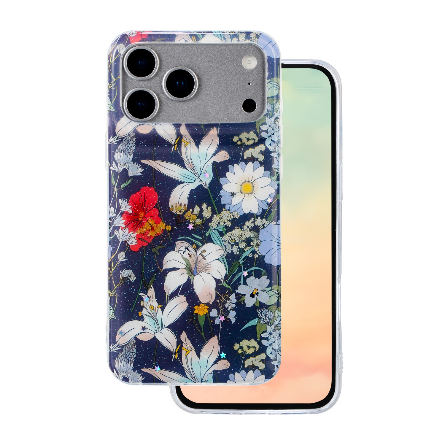 Glow Glam viedtālruņa apvalks iPhone 17 Pro 6,3" - zils
