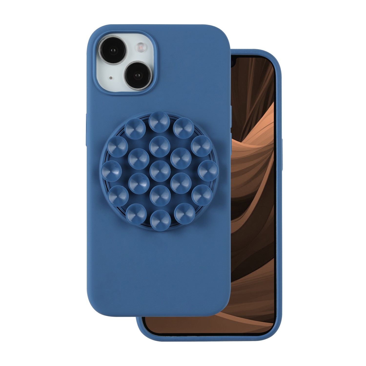 Силиконовый Stick Чехол для iPhone 11 синий