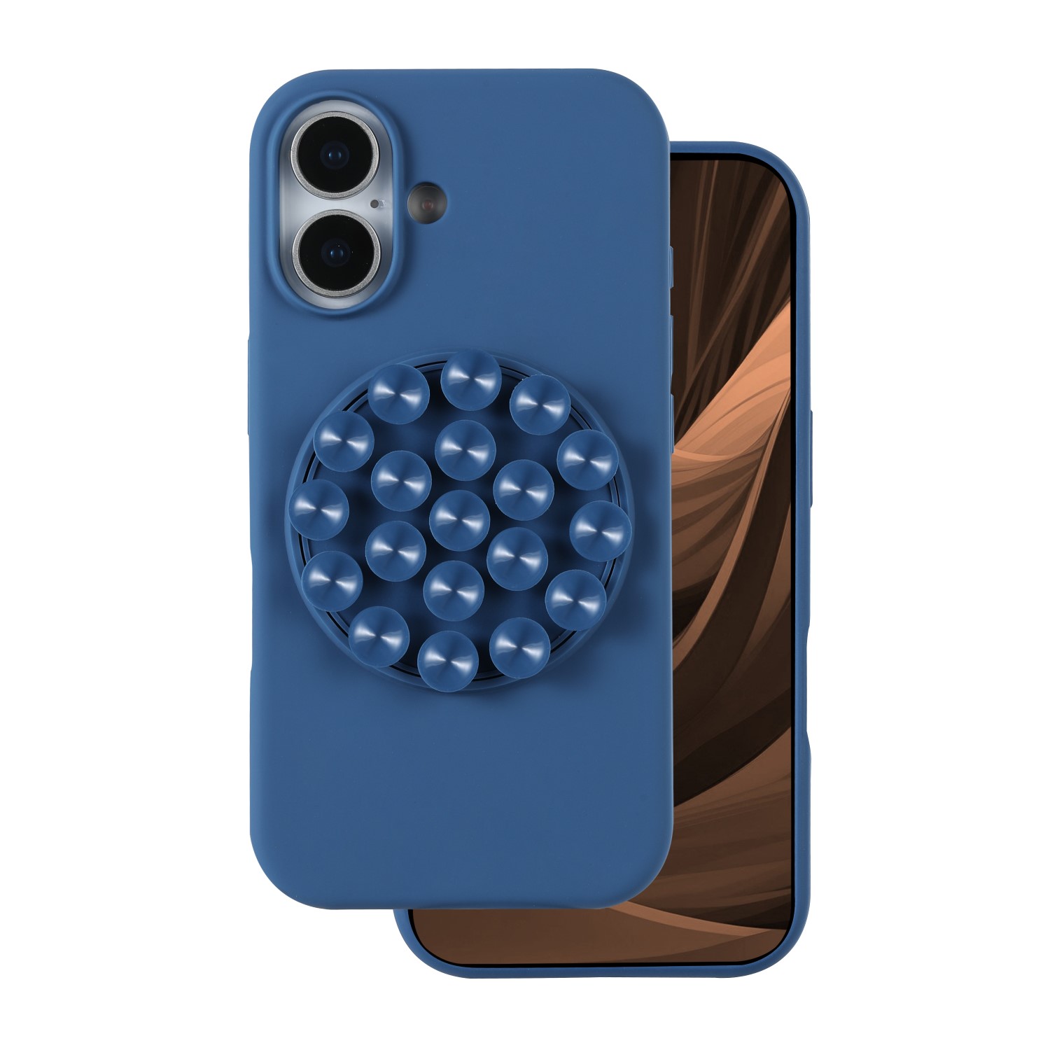 Silikona Stick maciņš for iPhone 17 6,3" zils