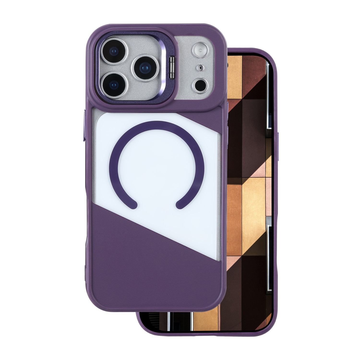 Чехол Fusion Mag для iPhone 17 Pro Max 6.9" фиолетовый
