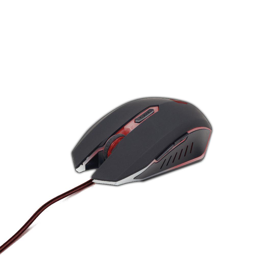 Pele USB Optiskā Spēļu/SARKANS MUSG-001-R GEMBIRD