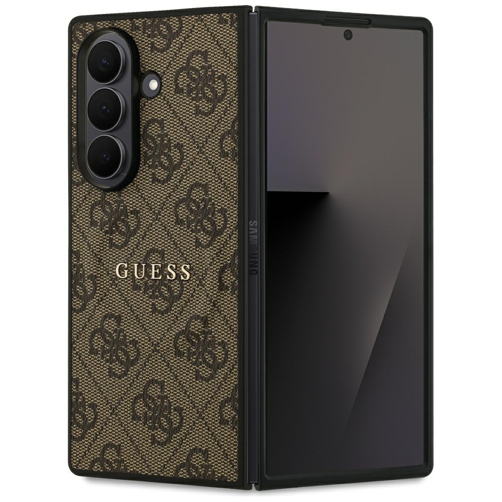 Viedtālruņa apvalks GUESS SAMSUNG Z Fold7 GUHMZFD7P4MSEGCW (Magnētiskais 4G PU ar lielu logotipu) brūns