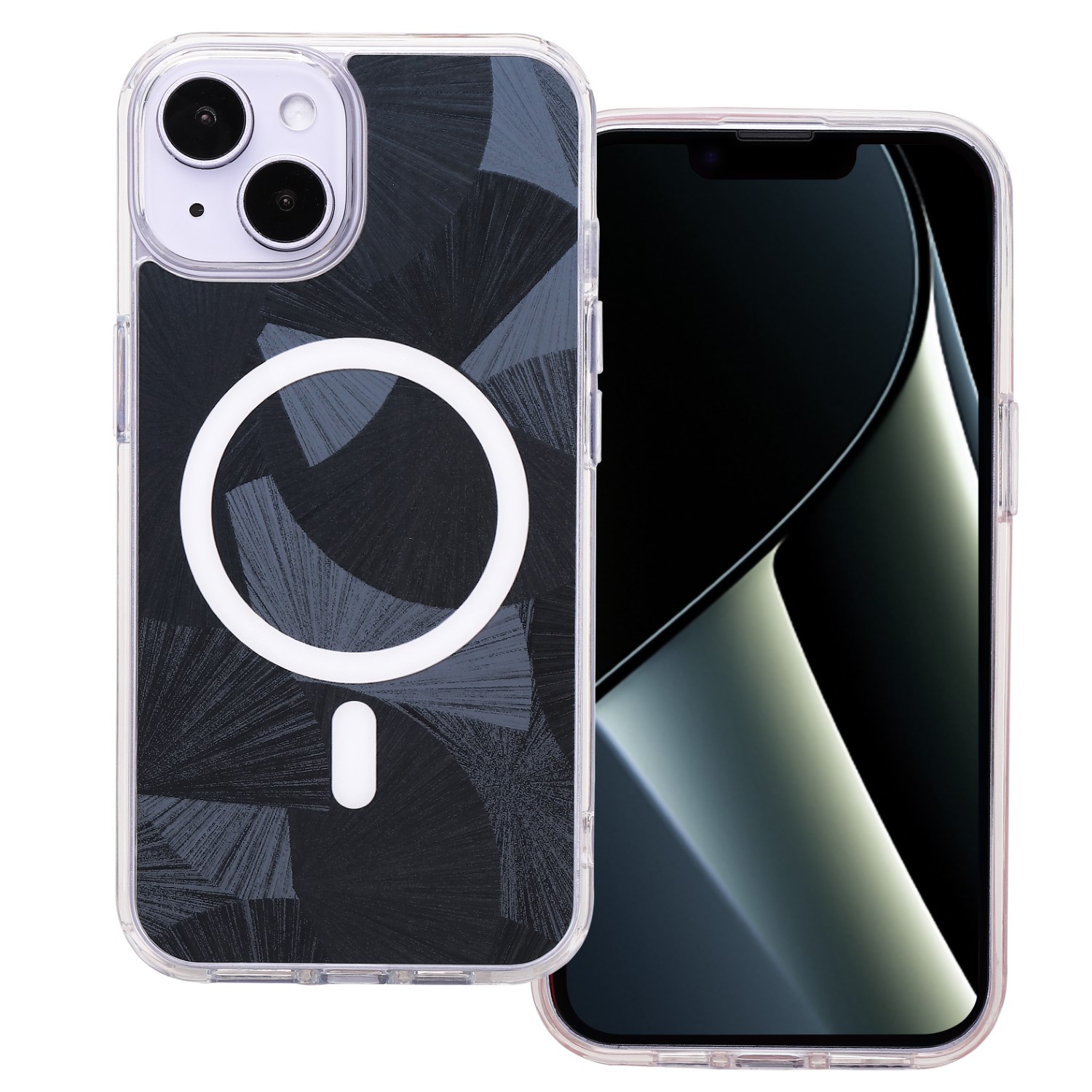 Flash Mag maciņš for iPhone 15 6,1" melns