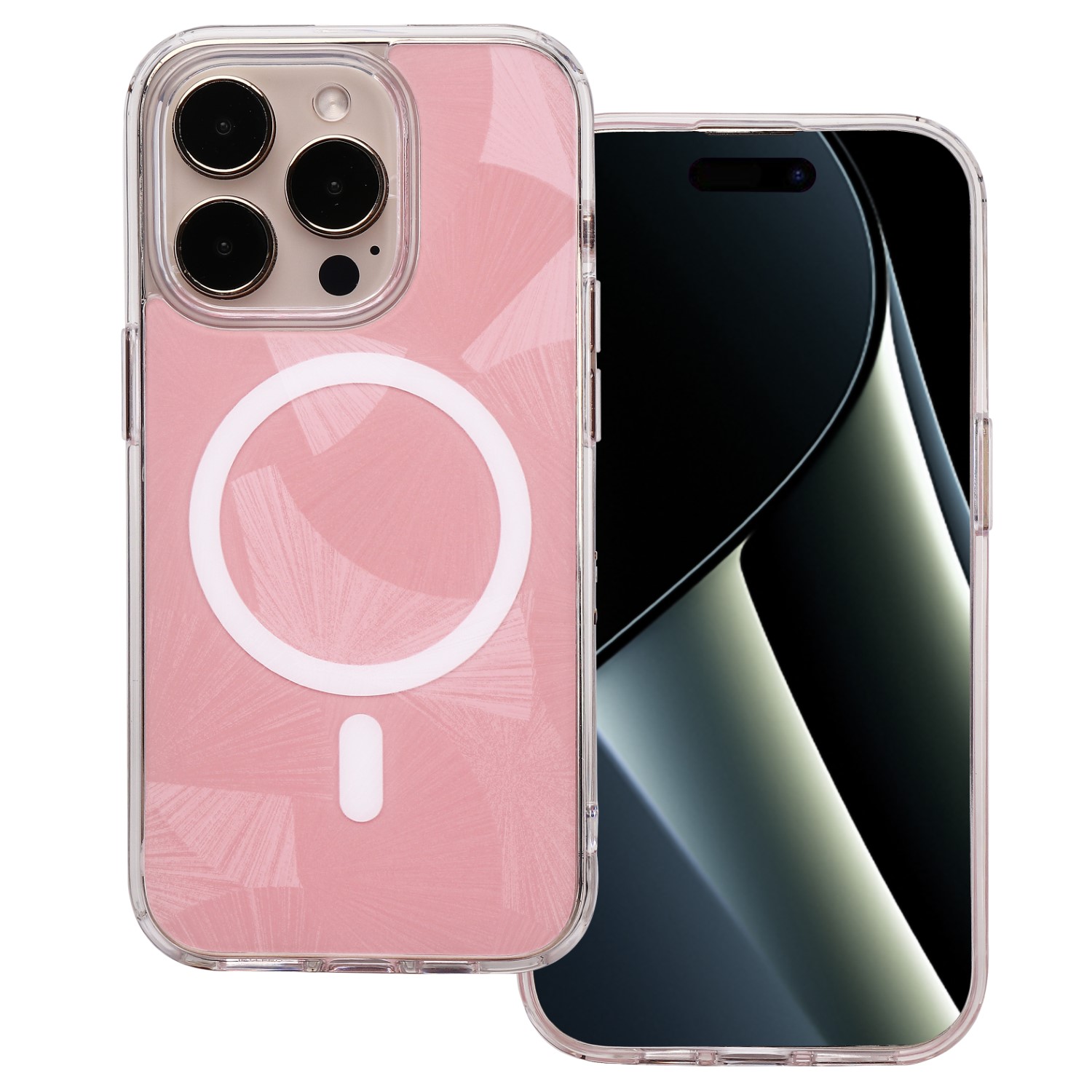 Flash Mag maciņš for iPhone 15 Pro 6,1" rozā