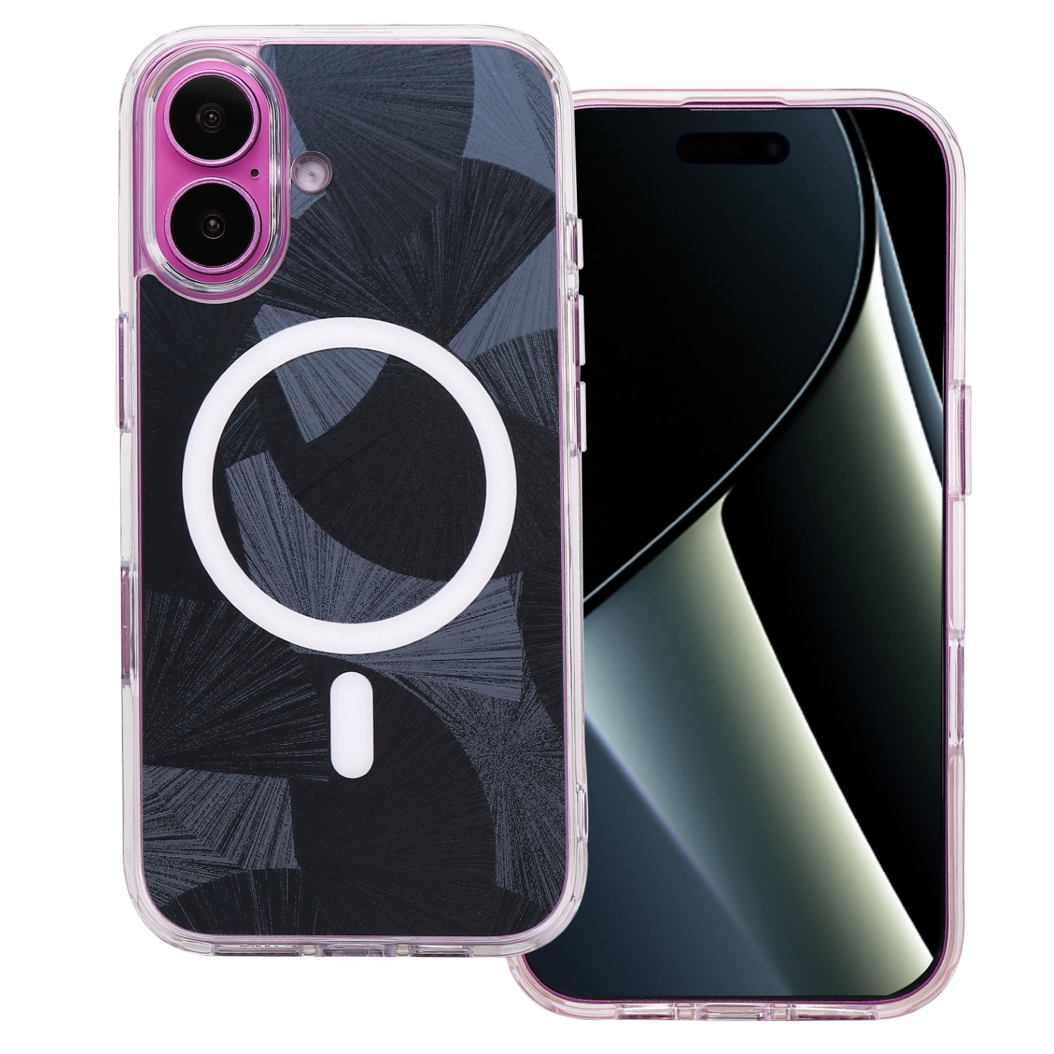 Flash Mag maciņš for iPhone 16 6,1" melns