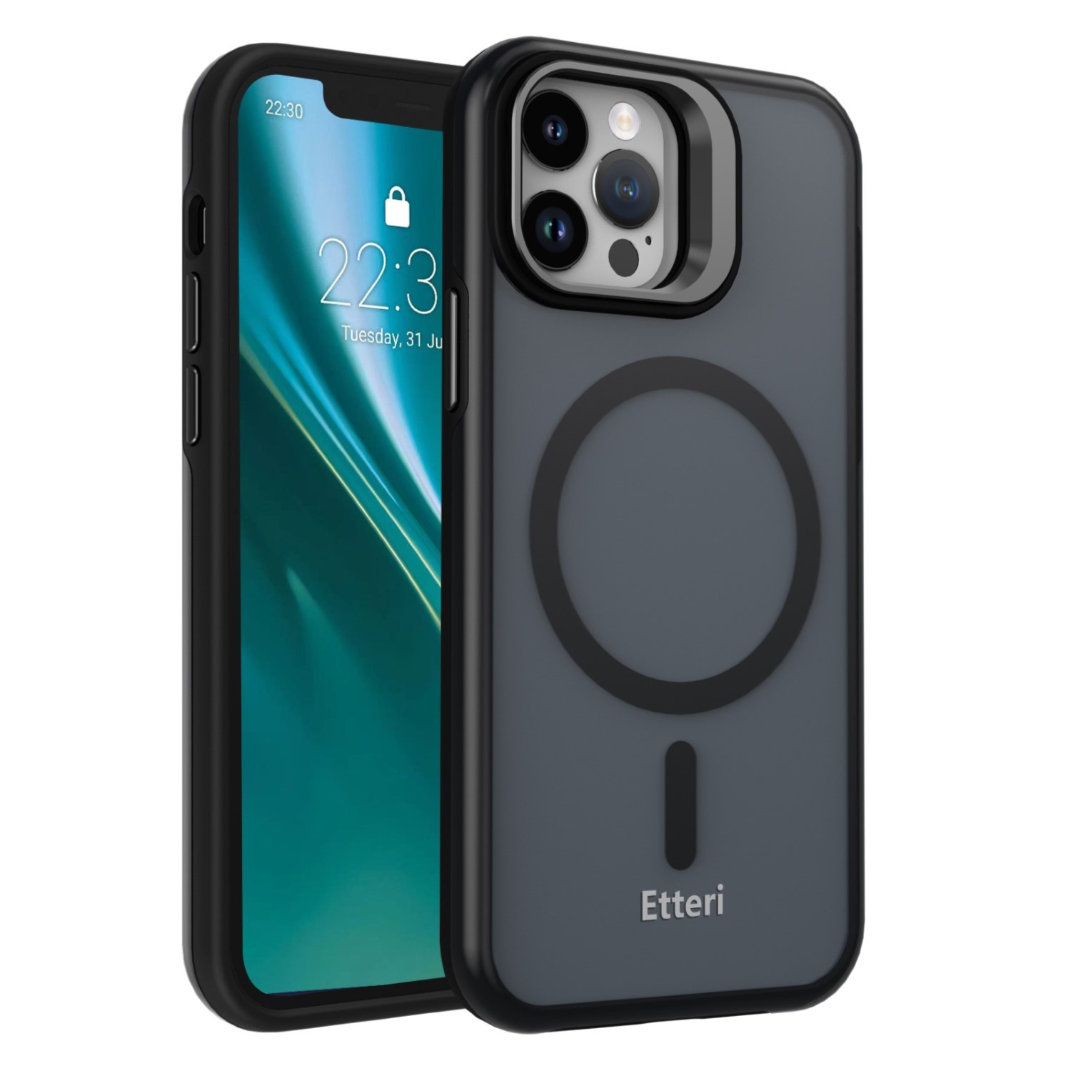 Чехол Etteri Morning Fog для iPhone 12 12 Pro 6,1" чёрный