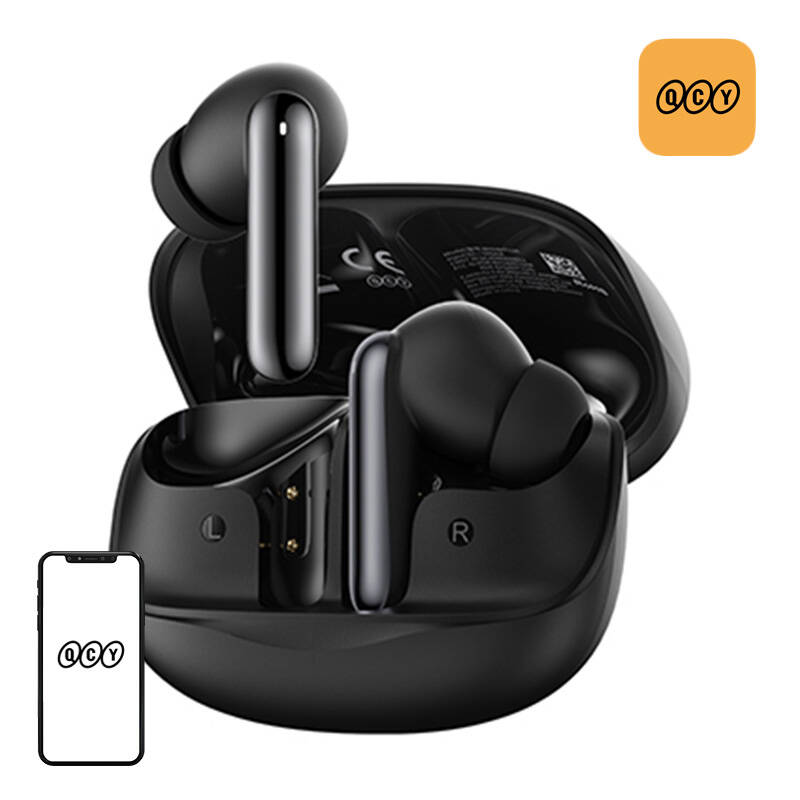 TWS QCY MeloBuds HT12 Austiņas (melnas)