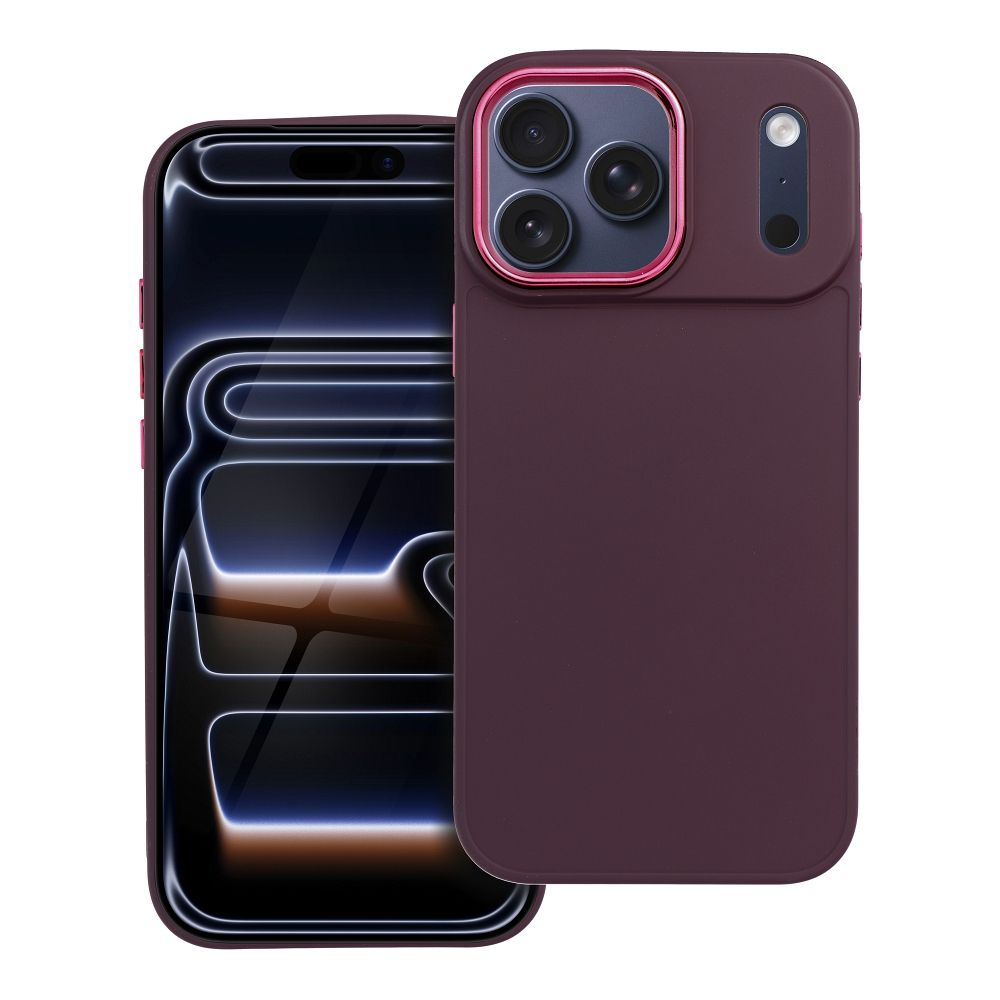 Чехол для iPhone 17 PRO MAX Frame фиолетовый