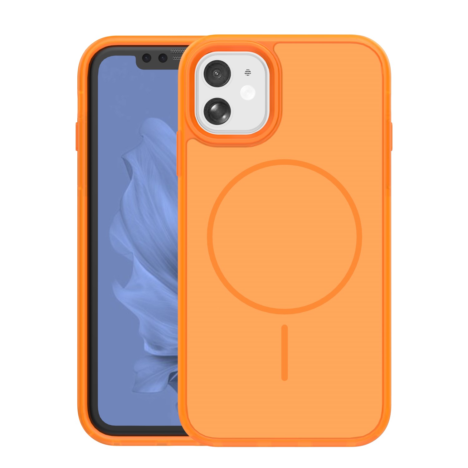 Frame Thin Mag чехол для iPhone 11 оранжевый