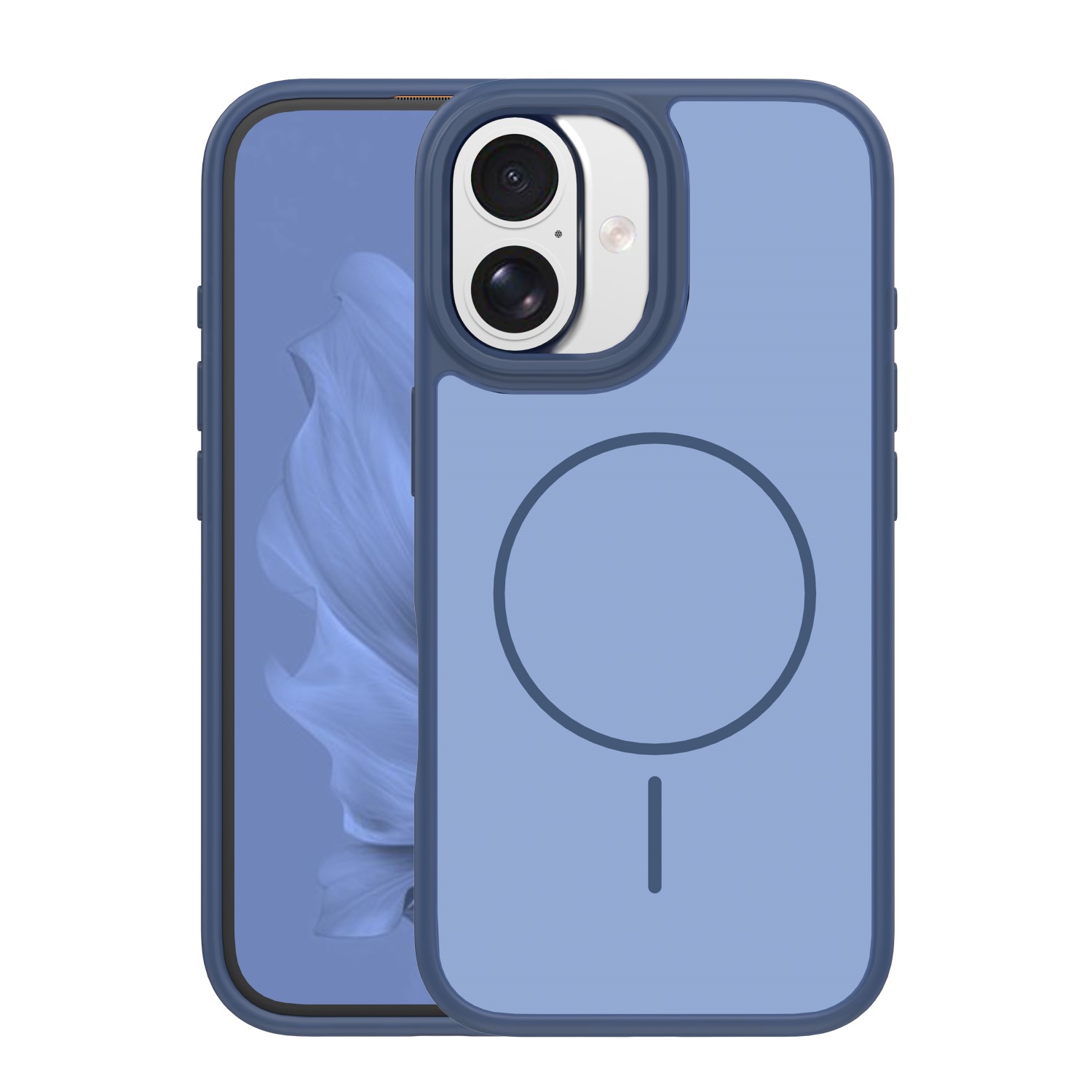 Frame Thin Mag maciņš for iPhone 17 6,3" tumši zils