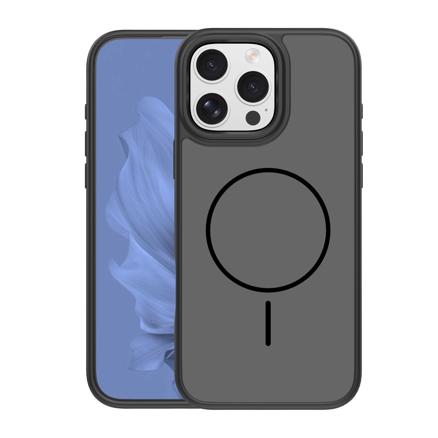 Frame Thin Mag maciņš for iPhone 16 Pro 6,3" melns