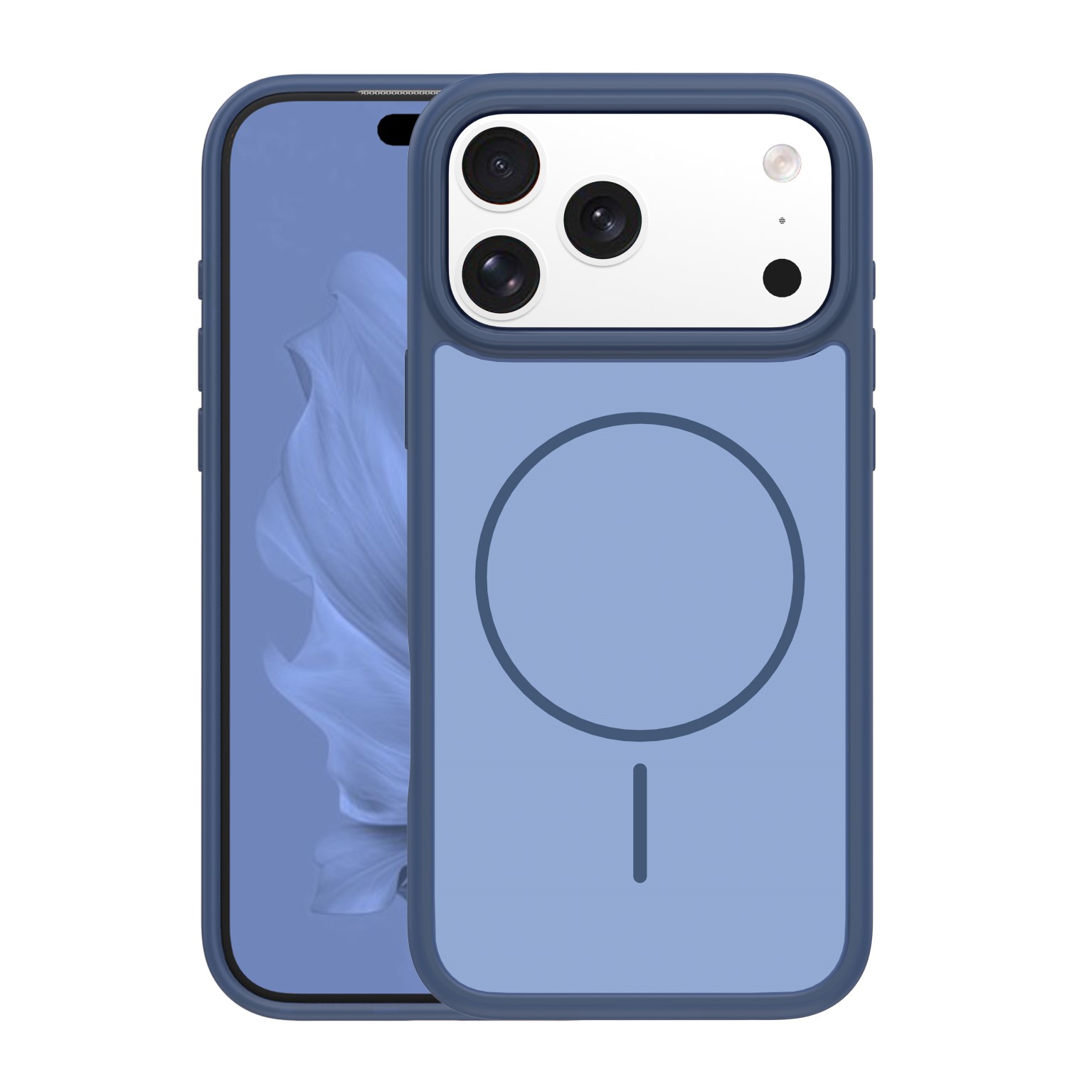 Frame Thin Mag чехол для iPhone 17 Pro Max 6,9" тёмно-синий
